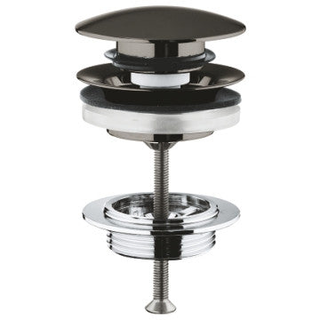 Grohe Waste set with push-open plug brushed hard graphite