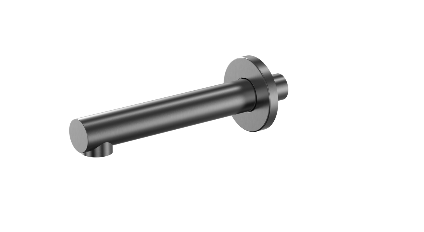 Cobra Seine Bath Spout Wall Type Brushed Grey