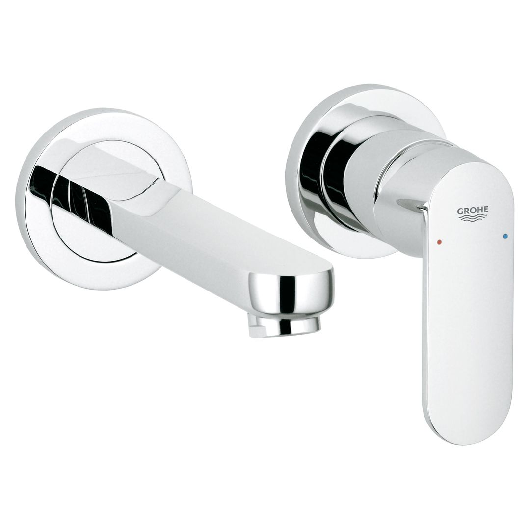 Grohe Eurosmart Cosmopolitan Two-Hole Basin Mixer S-Size Chrome