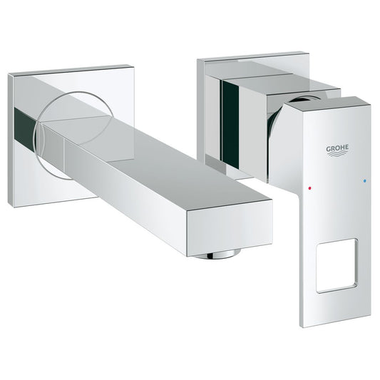 Grohe Eurocube Two-Hole Basin Mixer S-Size Chrome