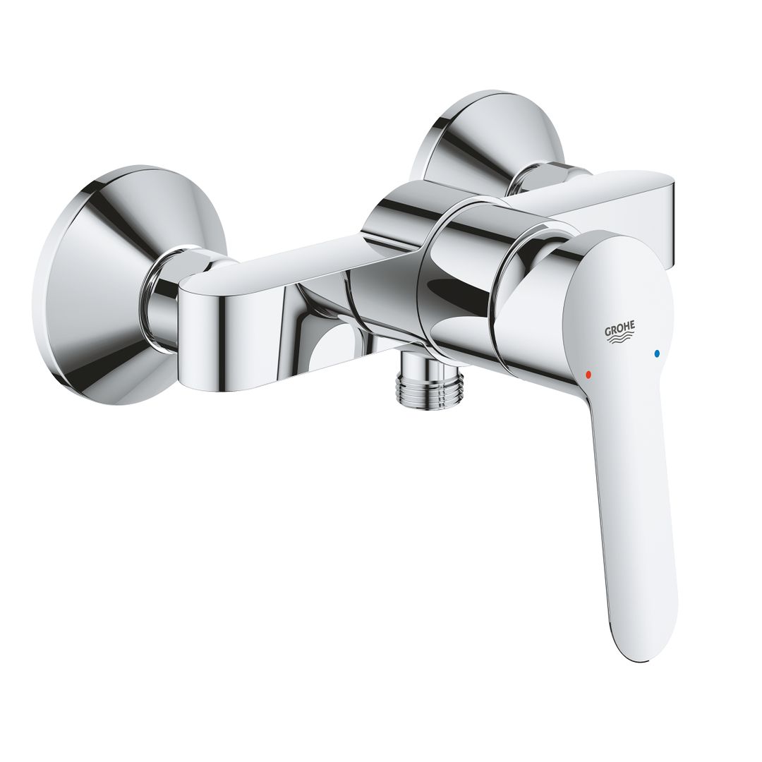 Grohe BauEdge Single-lever shower mixer 1/2" chrome