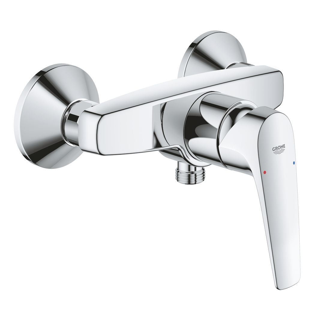 Grohe BauFlow Single-lever shower mixer 1/2" chrome