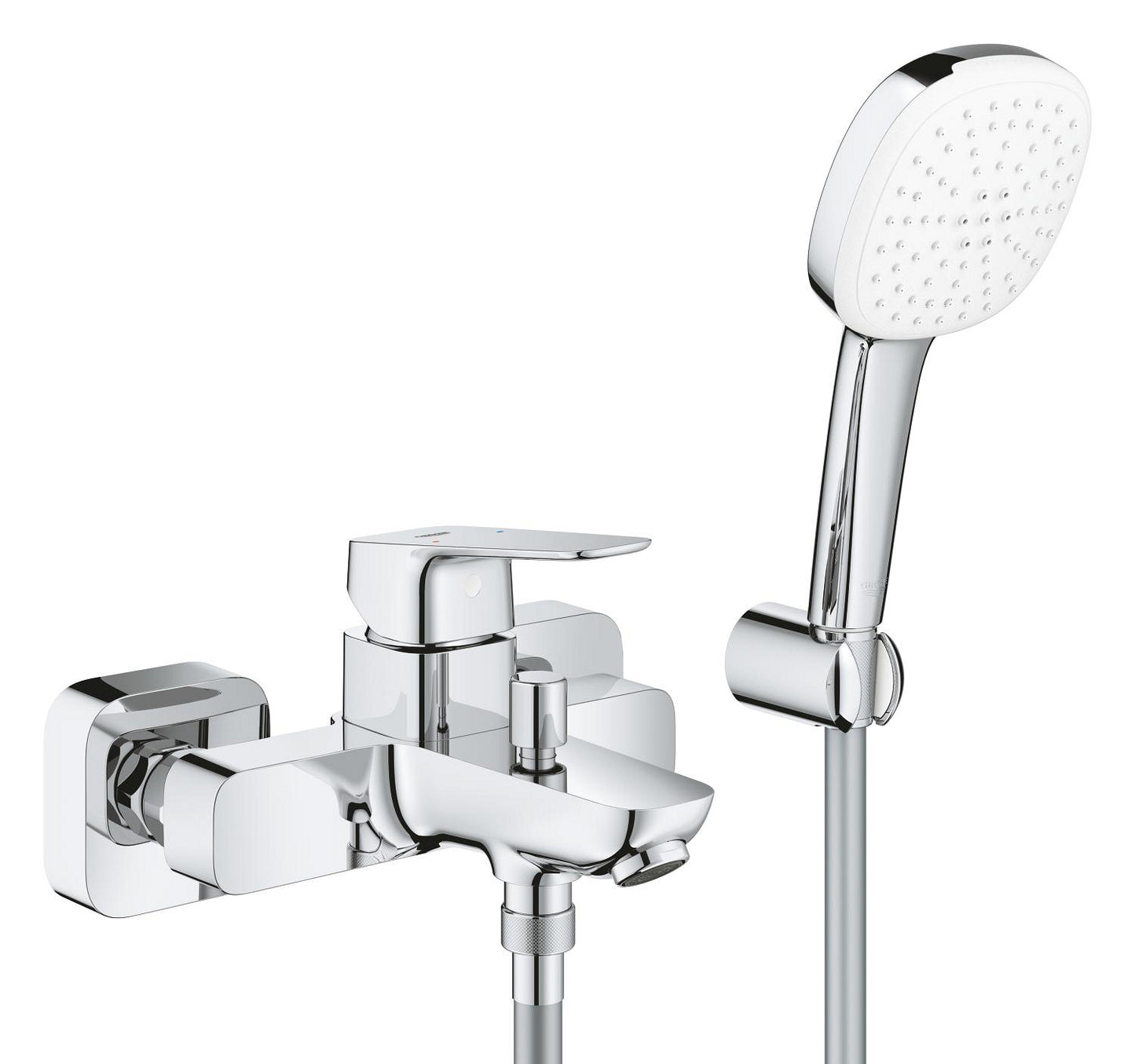 Grohe Cubeo Bath Mixer Exposed With Handspray Chrome
