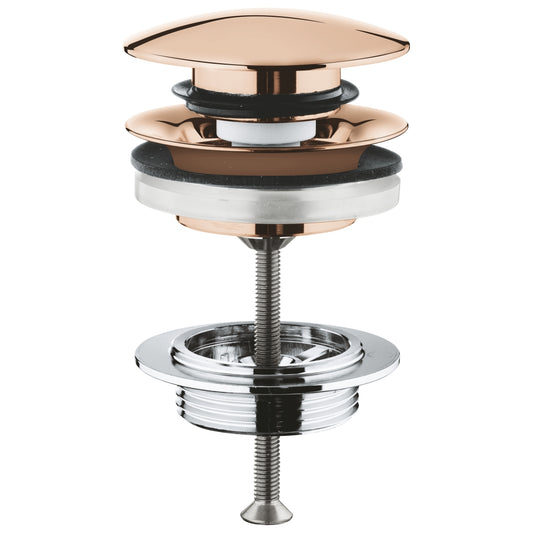 Grohe Waste set with push-open plug warm sunset