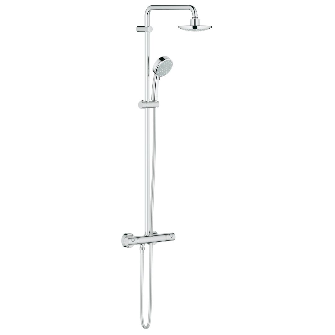 Grohe Tempesta Cosmopolitan 160 Shower system with thermostat for wall mounting chrome