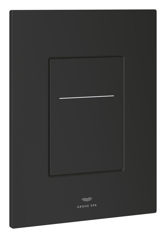 LAUNCHING MAY 2026 Grohe Spa Flush Plates Square With Silk Motion Technology Phantom Black