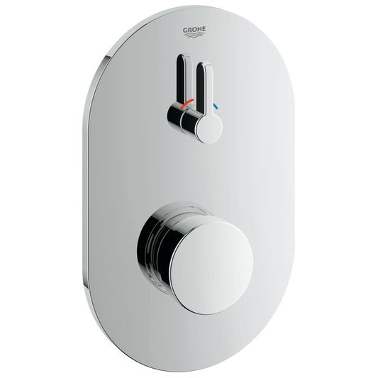 Grohe Eurosmart Cosmopolitan T Self-closing shower mixer 1/2" with mixing device and adjustable temperature limiter chrome