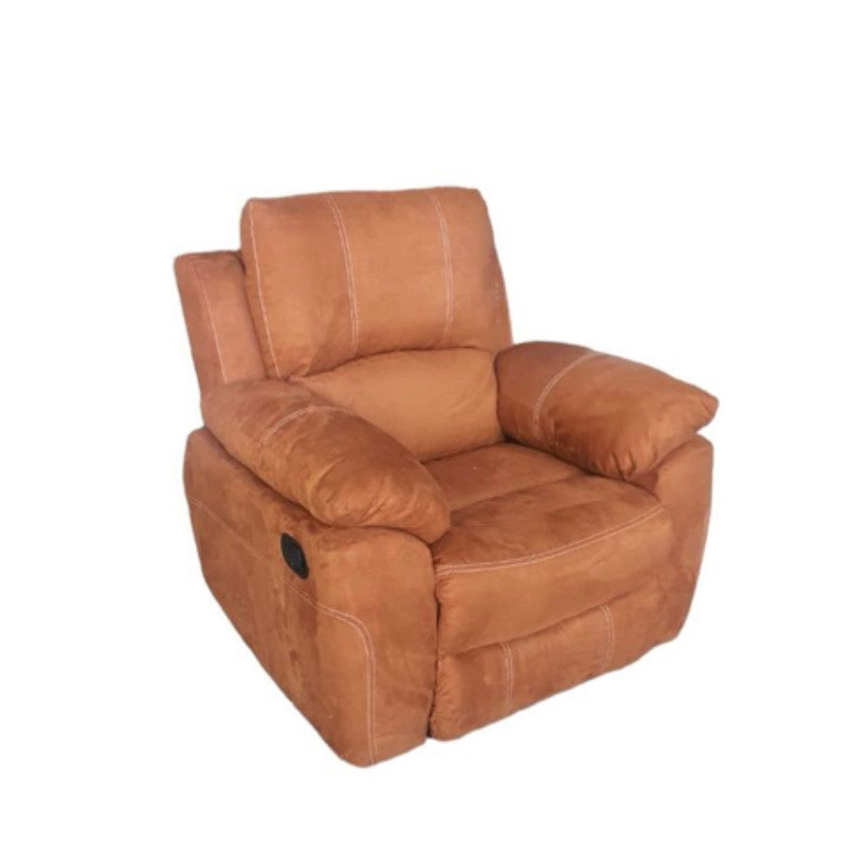 HOUSTON 3 Piece 3 Motion Lounge Suite, Colour Cinnamon and Spice
