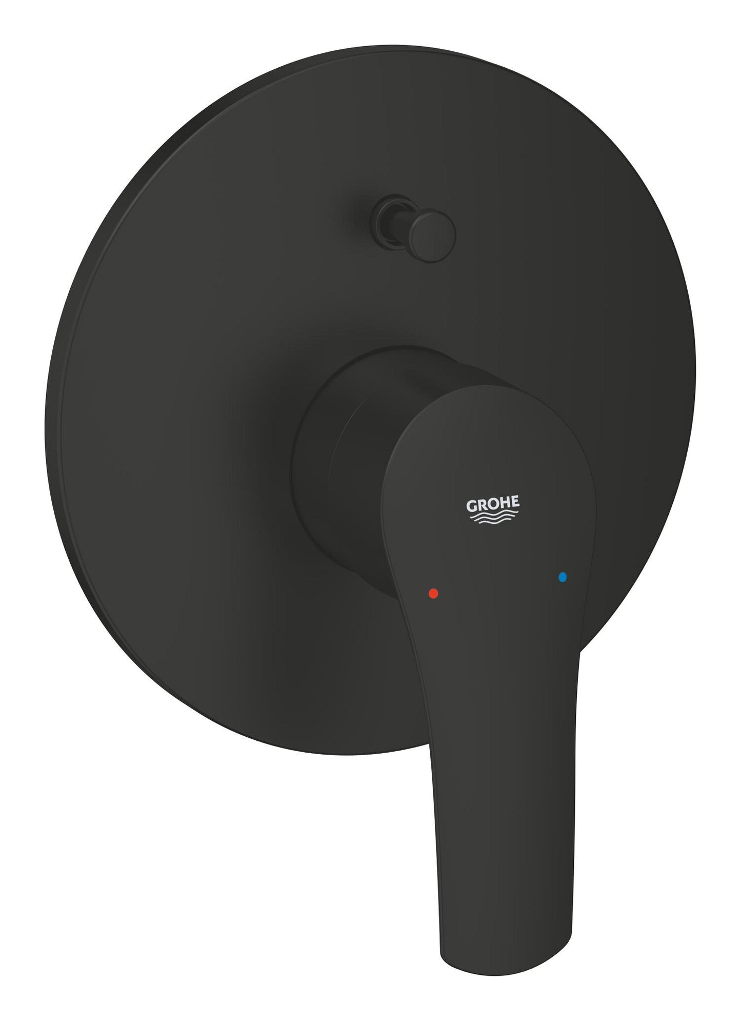 Grohe Eurosmart Single-Lever Bath/Shower Mixer Trim Matte Black