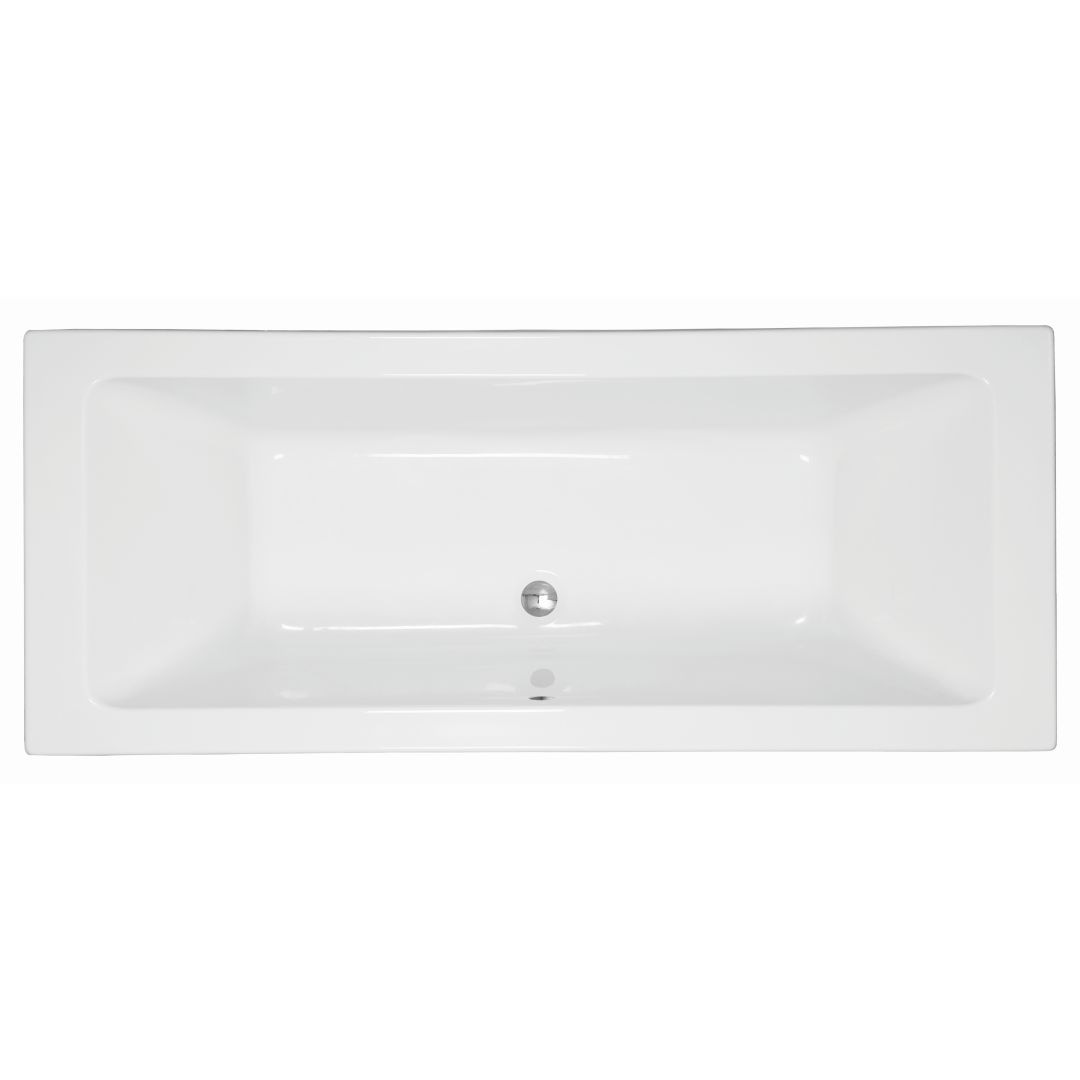 Cobra Cubo 1700x700x470 Built In Bath No Handles White