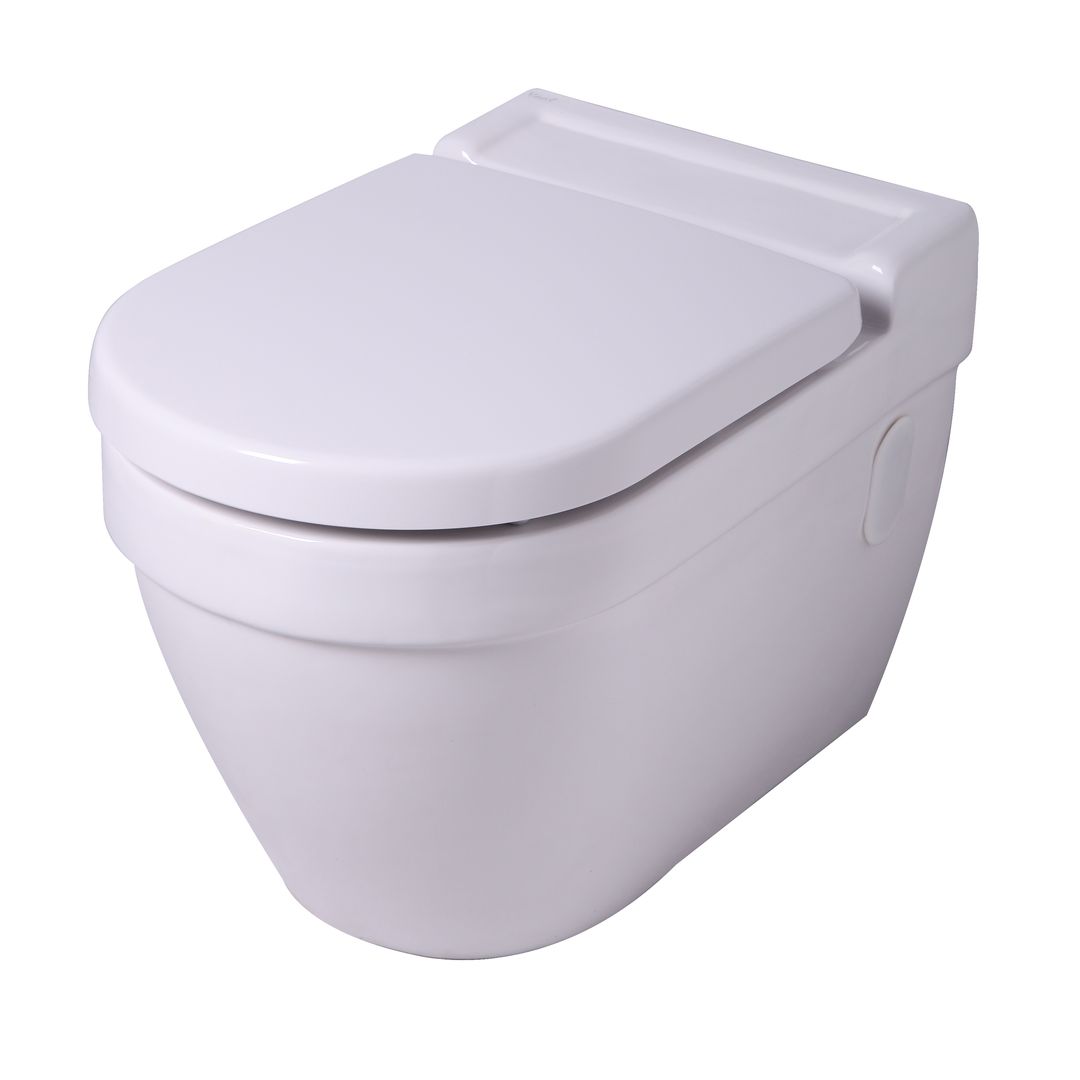 Vaal Energy Wall Hung Pan With Seat White