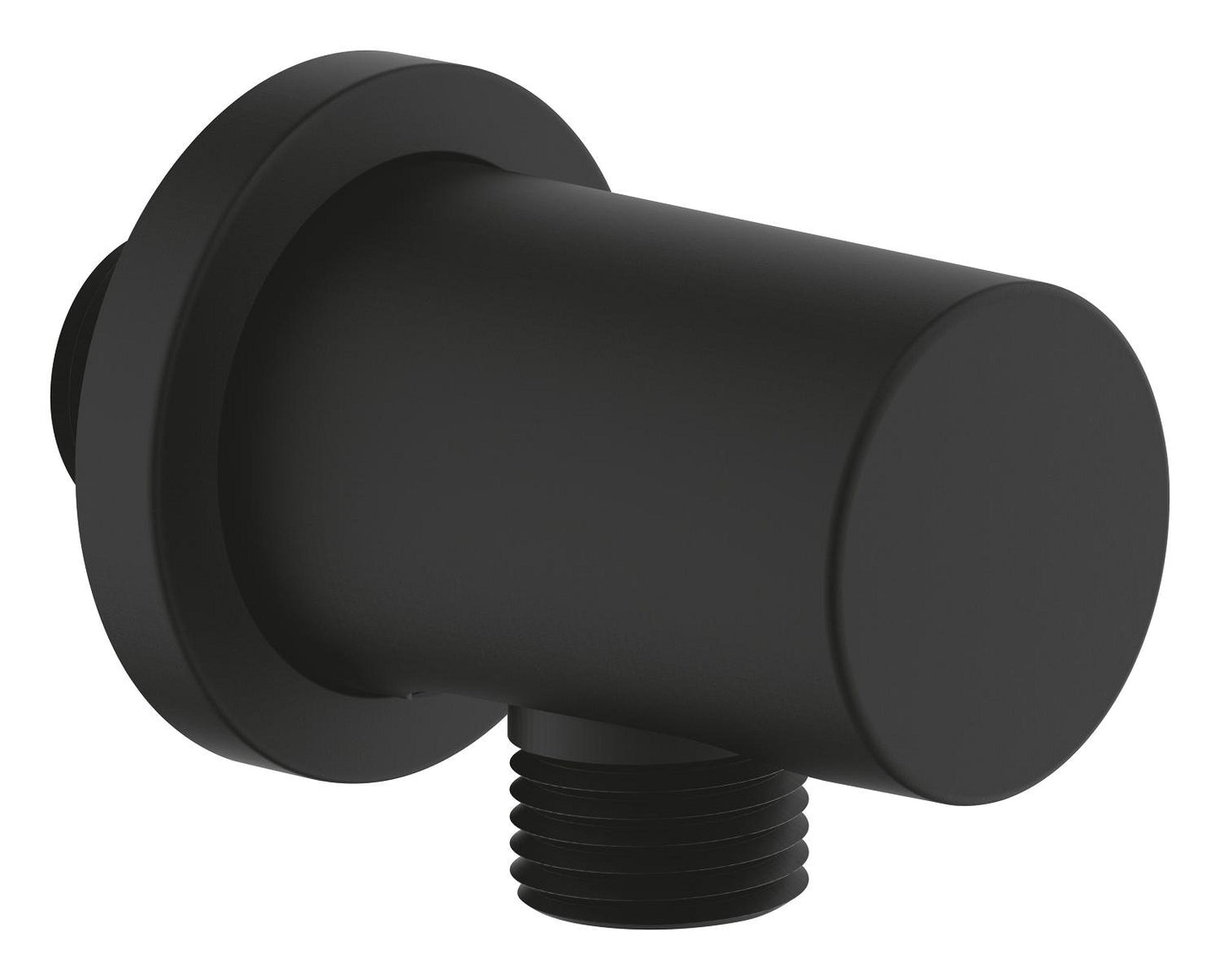 Grohe Rsh Wall Union 1/2", With Round Collar Phantom Black