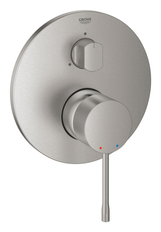 Grohe Essence Single-Lever Mixer With 3-Way Diverter Supersteel