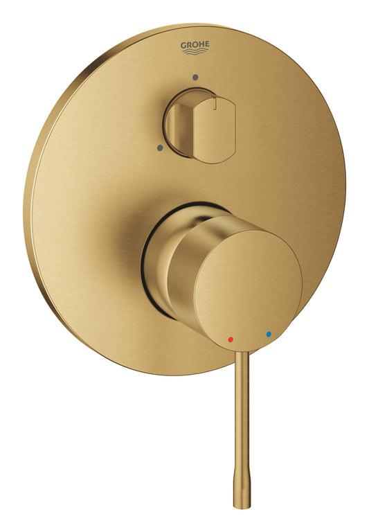 LAUNCHING MARCH 2026 Grohe Essence Single-Lever Mixer With 3-Way Diverter Brushed Cool Sunrise
