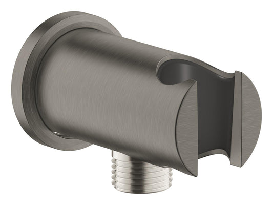 LAUNCHING MARCH 2026Grohe Rain Shower Wall Union With Holder Brushed Hard Graphite