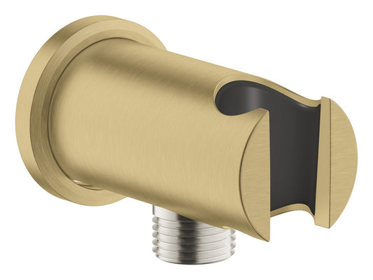 LAUNCHING MARCH 2026 Grohe Rain Shower Wall Union With Holder Brushed Cool Sunrise