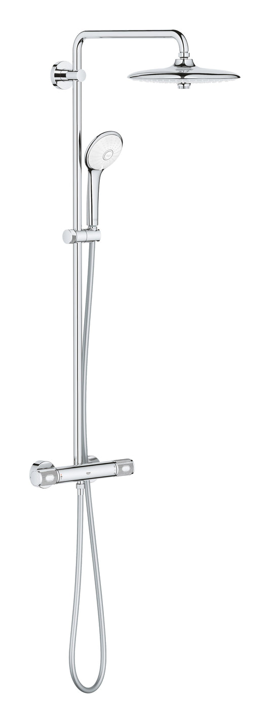 Grohe Euphoria System 260 Shower system with thermostatic mixer for wall mounting chrome