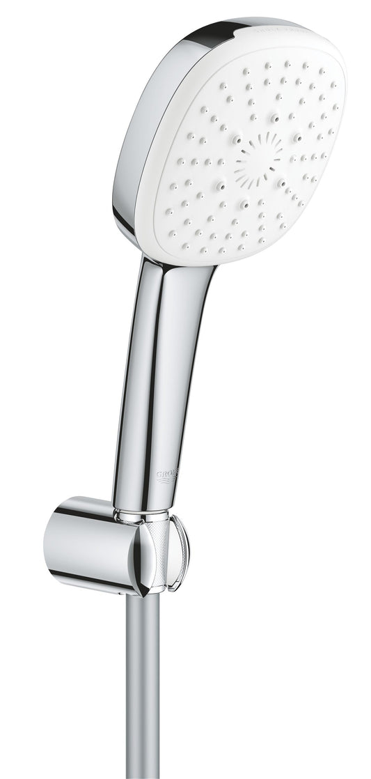 Grohe Tempesta Cube 110 Wall Holder Set 3 Sprays (Rain, Jet, Massage) Chrome