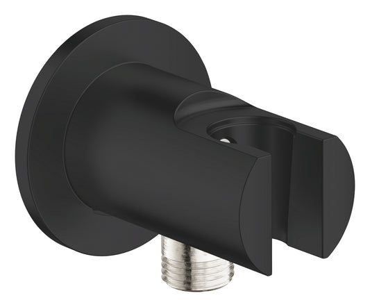 Grohe Tempesta Wall Union With Holder Matte Black