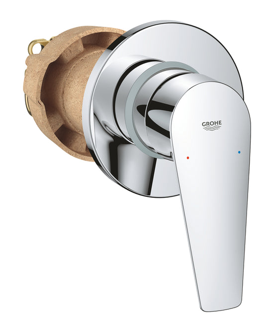 Grohe New BauEdge Single-lever shower mixer 1/2" chrome