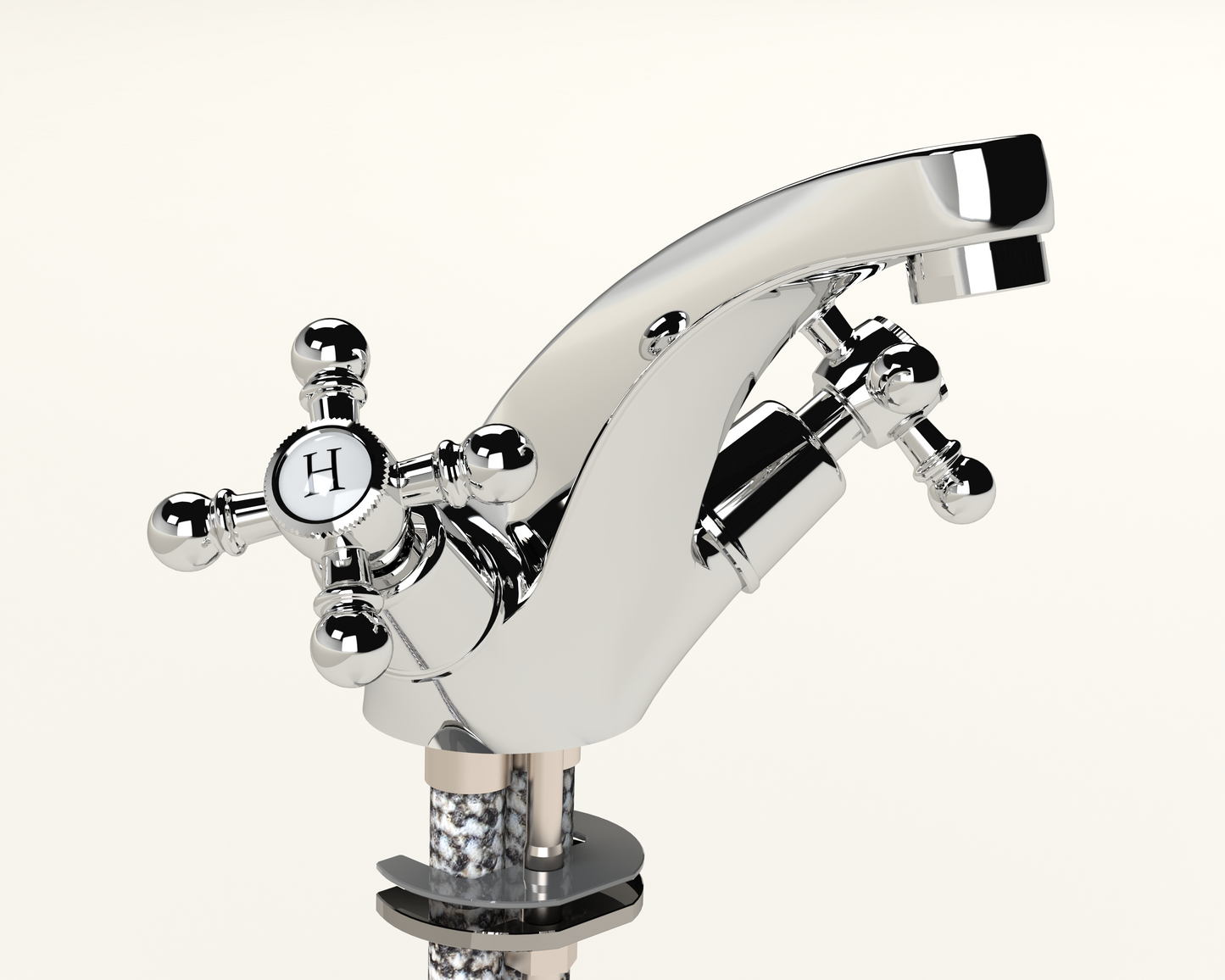 Cobra Roma Original Light Pattern Basin Mixer Chrome