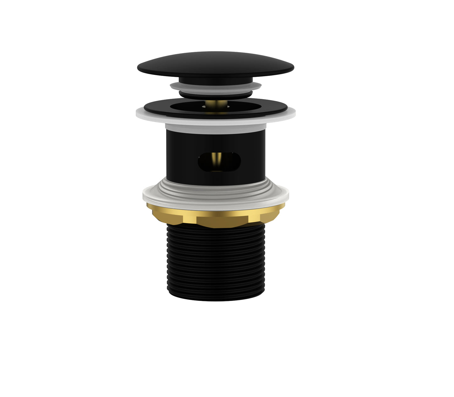 Cobra Waste Basin Click Slotted 32 Matte Black