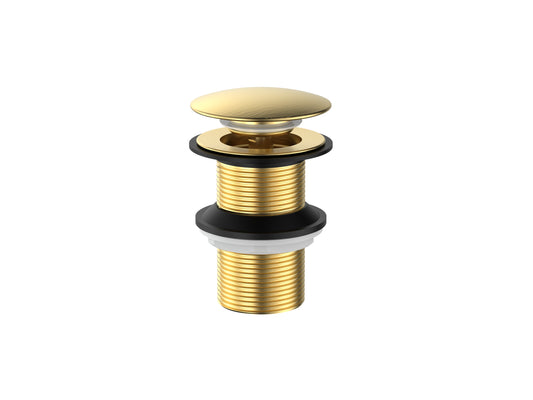 Cobra Seine Waste Basin Click Unslotted Brushed Gold
