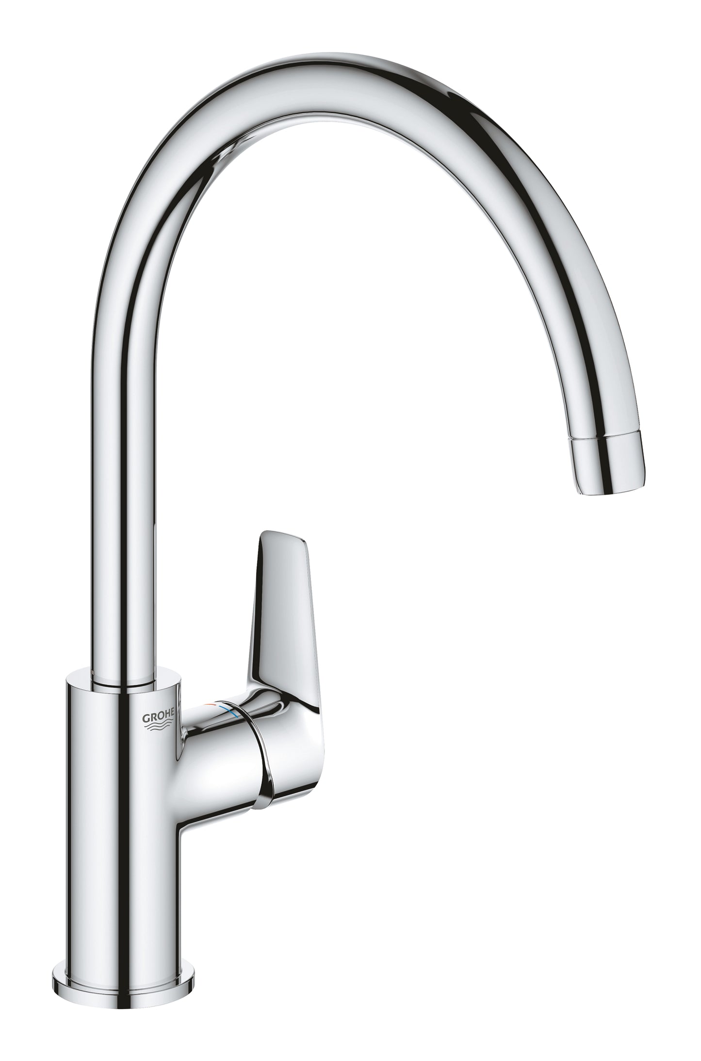Grohe New BauEdge Single-lever sink mixer 1/2" chrome