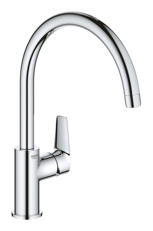 Grohe New BauEdge Single-lever sink mixer 1/2" chrome