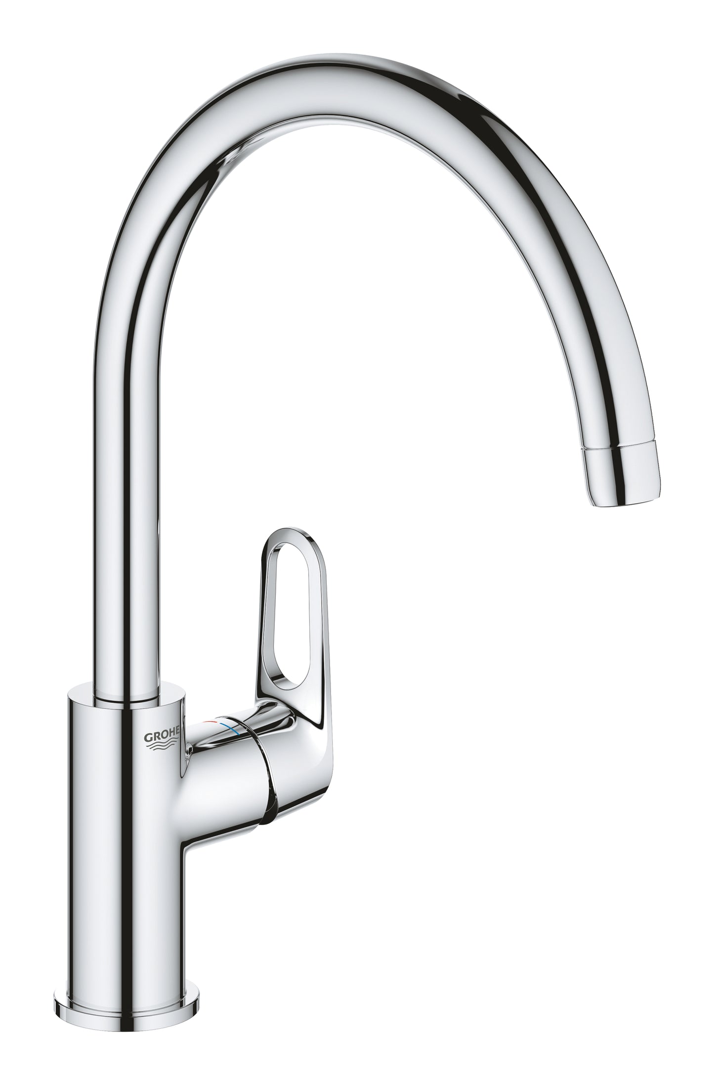 Grohe BauFlow Single-lever sink mixer 1/2" chrome