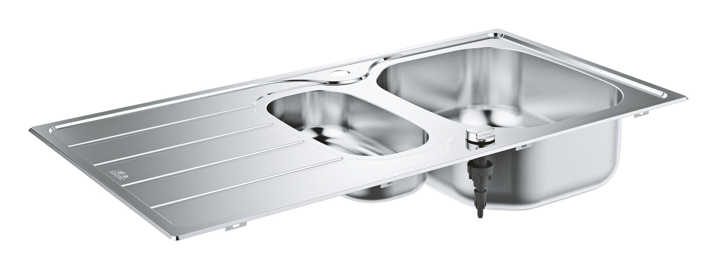 Grohe K200 Stainless Steel Sink with drainer stainless steel