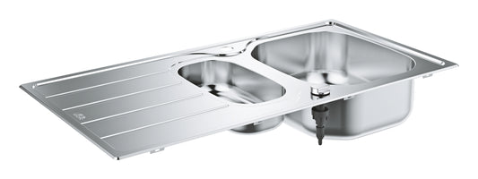 Grohe K200 Stainless Steel Sink with drainer stainless steel