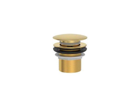 Cobra Seine Waste Bath Unslotted Brushed Gold