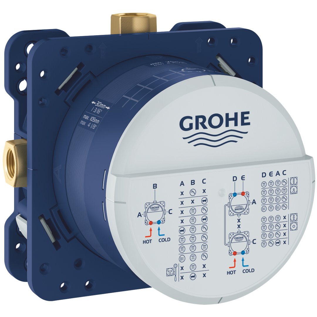 Grohe Rapido SmartBox Universal rough-in box, 1/2"
