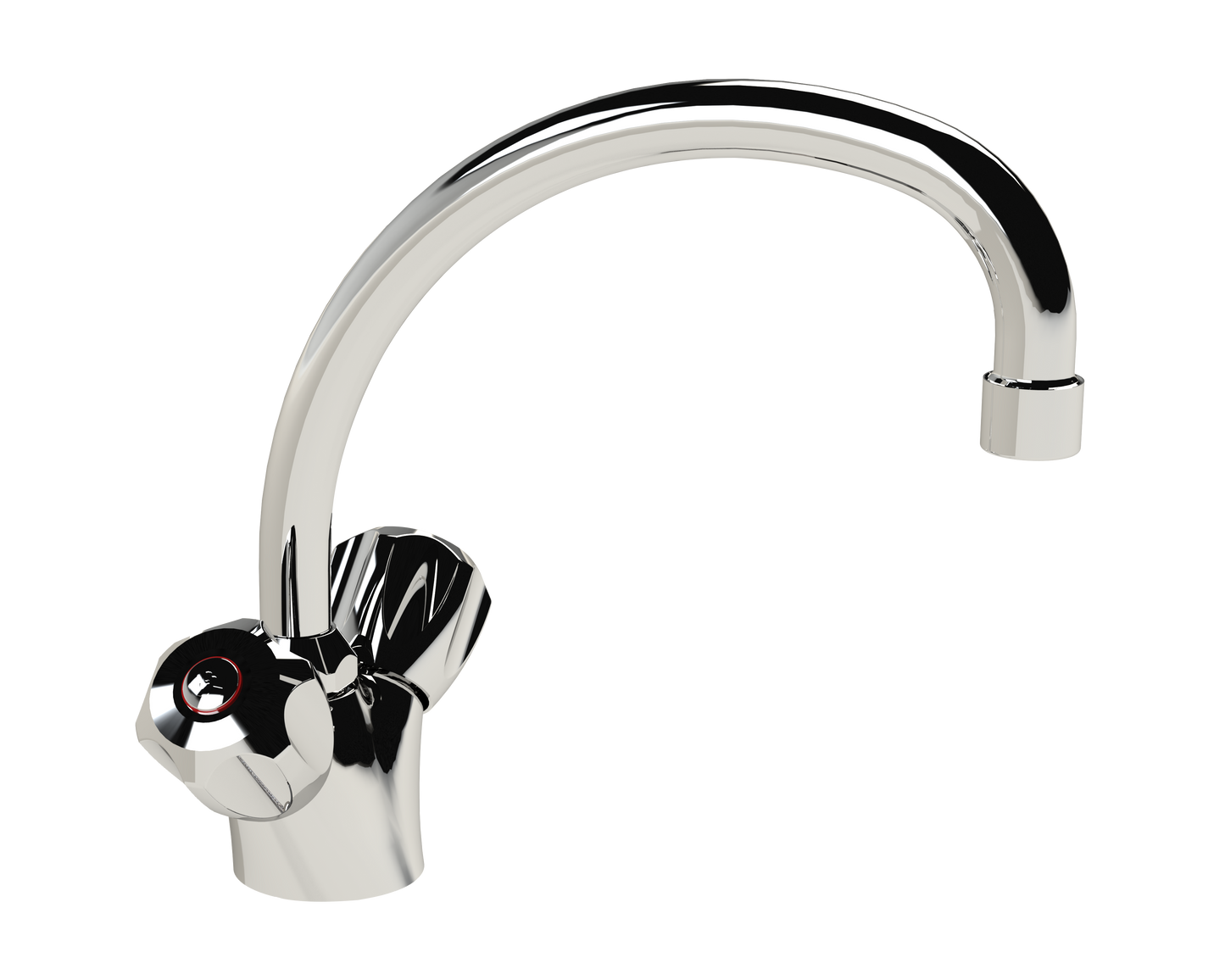 Cobra Stella Original Light Pattern Sink Mixer Pillar Type Swivel Spout M10X1/2FI Chrome