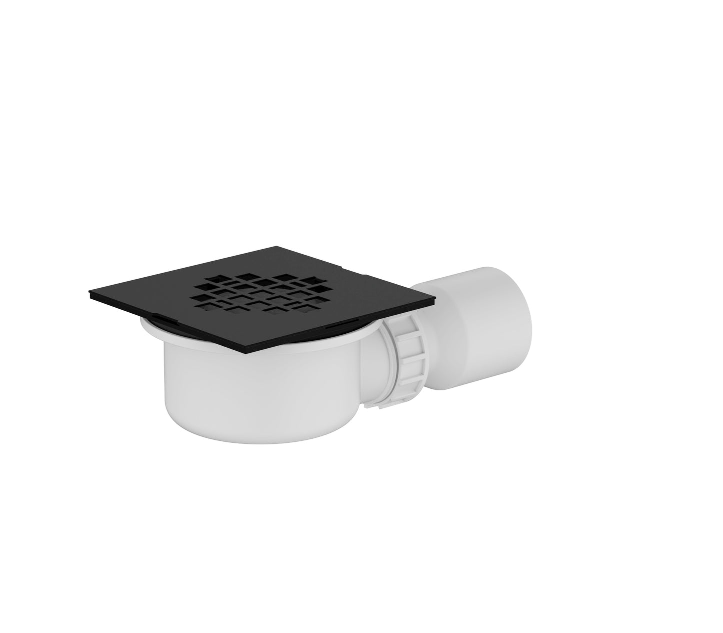 Cobra Shower P Trap Square 1&1/2FI Matte Black