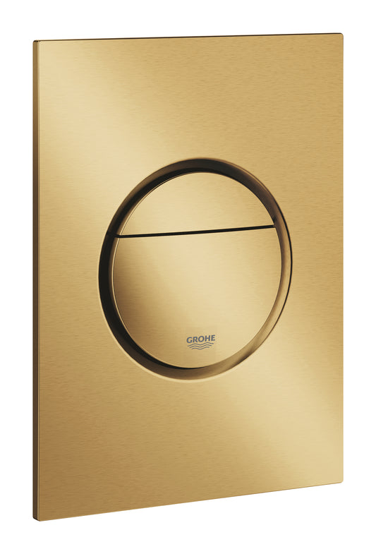 LAUNCHING MARCH 2026 Grohe Nova Cosmopolitan S Flush Plate Brushed Cool Sunrise