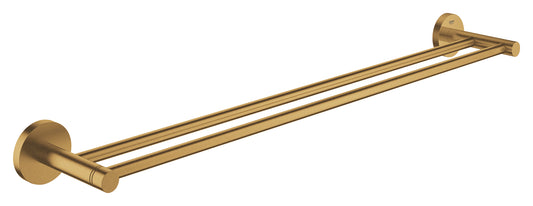 Grohe Essentials Double towel rail brushed cool sunrise