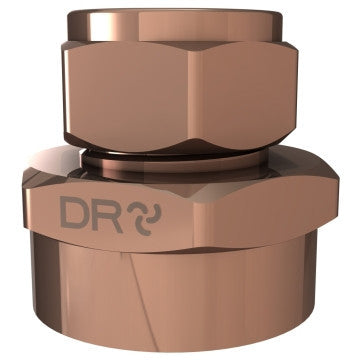 Cobra Compression Coupler Straight Red CXFI 3/4X15 Rough Brass