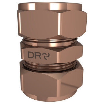 Cobra Compression Slip Coupler CXC 22mm Rough Brass