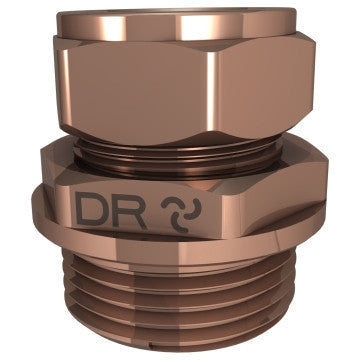 Cobra Compression Straight Red Coupler CXMI 22X1 Rough Brass