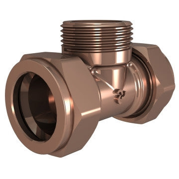 Cobra Compression Tee CXCXMI 22mm Rough Brass