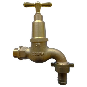 Cobra RB Heavy Pattern Hose Bibtap & Lockshield 1/2