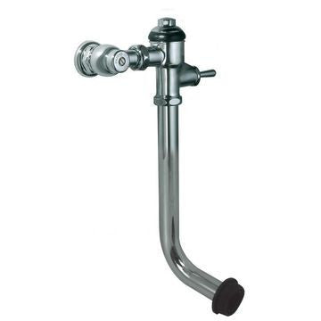 Cobra FM Manual Exposed Toilet Flush Valve & Pipe Back Flush 35mm FI Connection Chrome