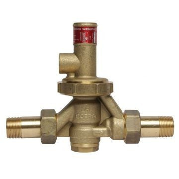 Cobra MF1 Pressure Control Valve 400kPa 3/4 MXM Rough Brass