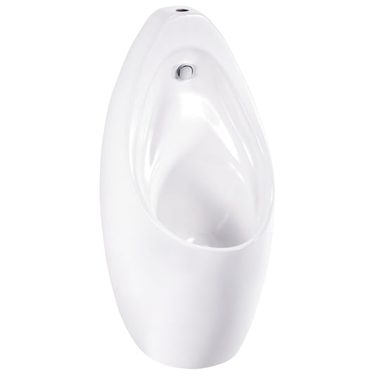 Cobra Snug Urinal Top Inlet Wall Hung Watersaving 1.9L Flush with Hanger Brackets White