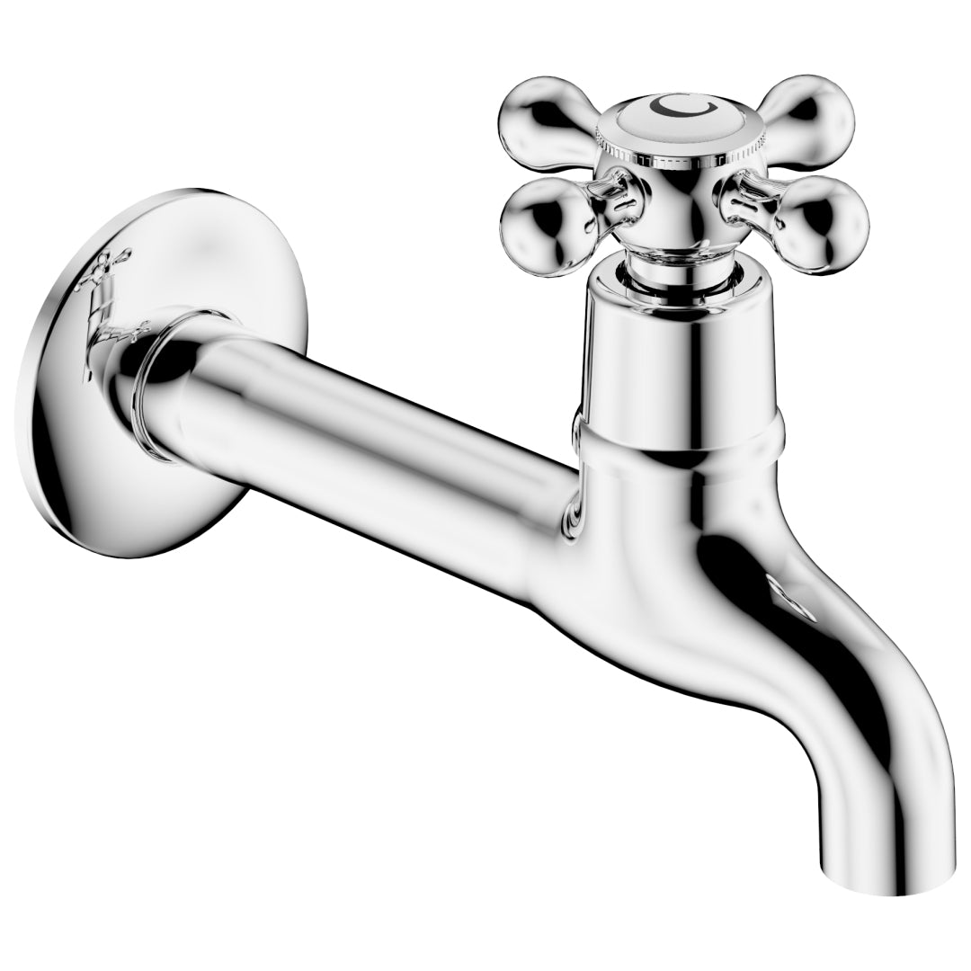 Cobra Roma Light Pattern Extended Extended Bib Tap 15mm Chrome