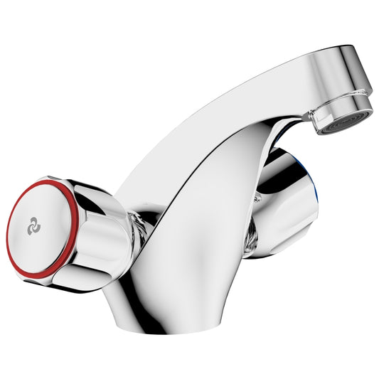 Cobra Metsi Light Pattern Basin Mixer Fixed Spout 1/2 Chrome