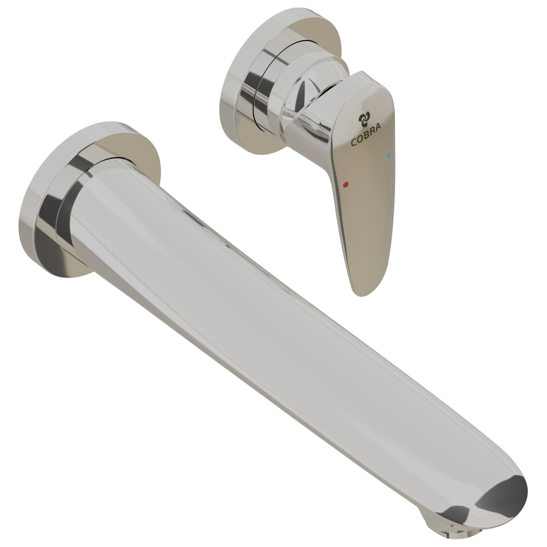Cobra Recess Basin Mixer Wall Type Chrome
