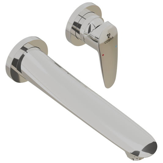 Cobra Recess Basin Mixer Wall Type Chrome